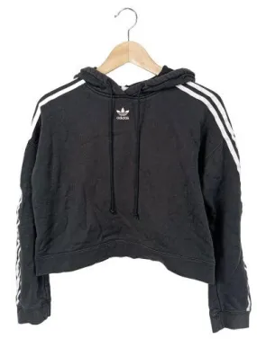 Adidas Sweat à capuche noir style décontracté