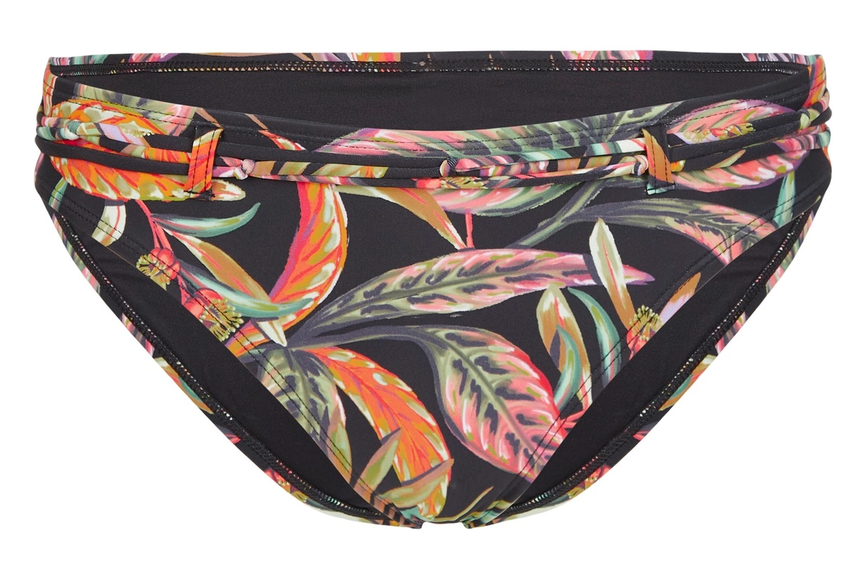 Bas de Bikini O'Neill Women Cruz Black Tropical Flower