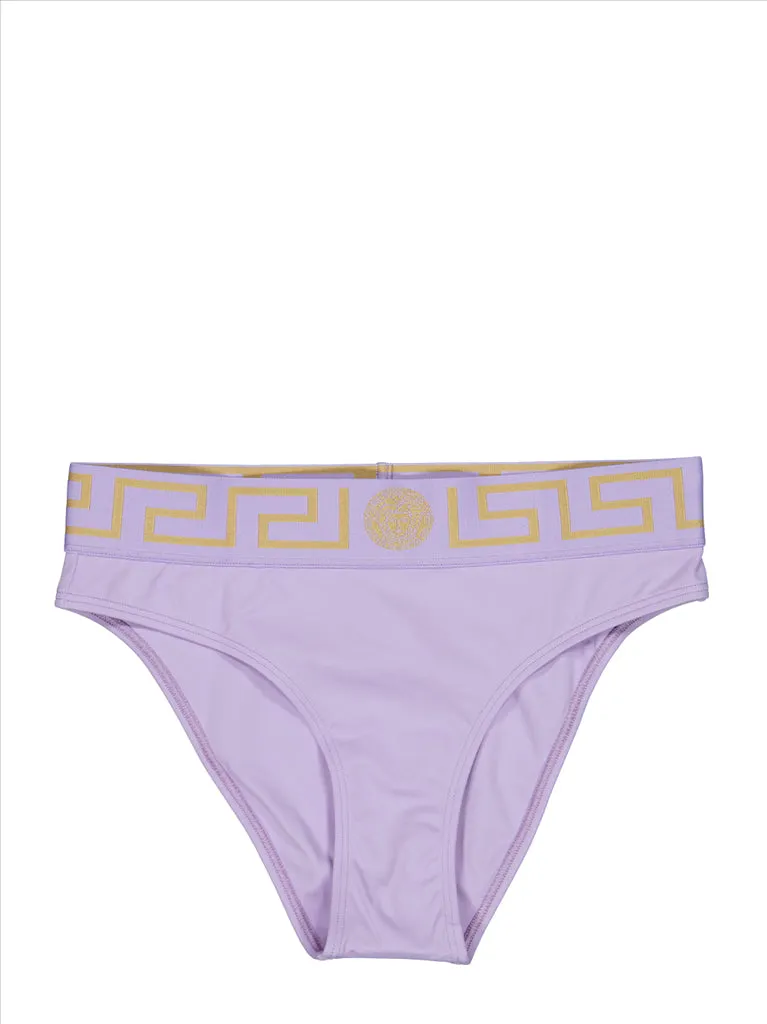 Bas de bikini Versace pour Femme Violet