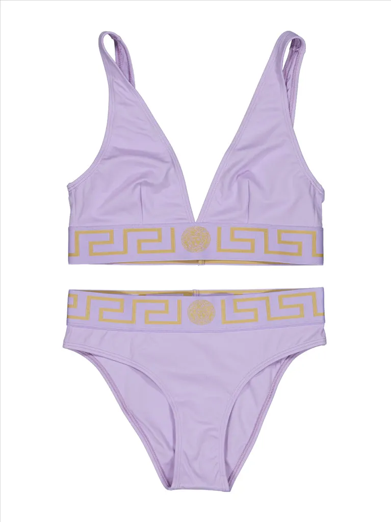 Bas de bikini Versace pour Femme Violet