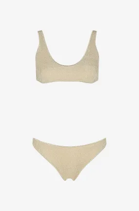 Bikini brassière en lurex Lumière