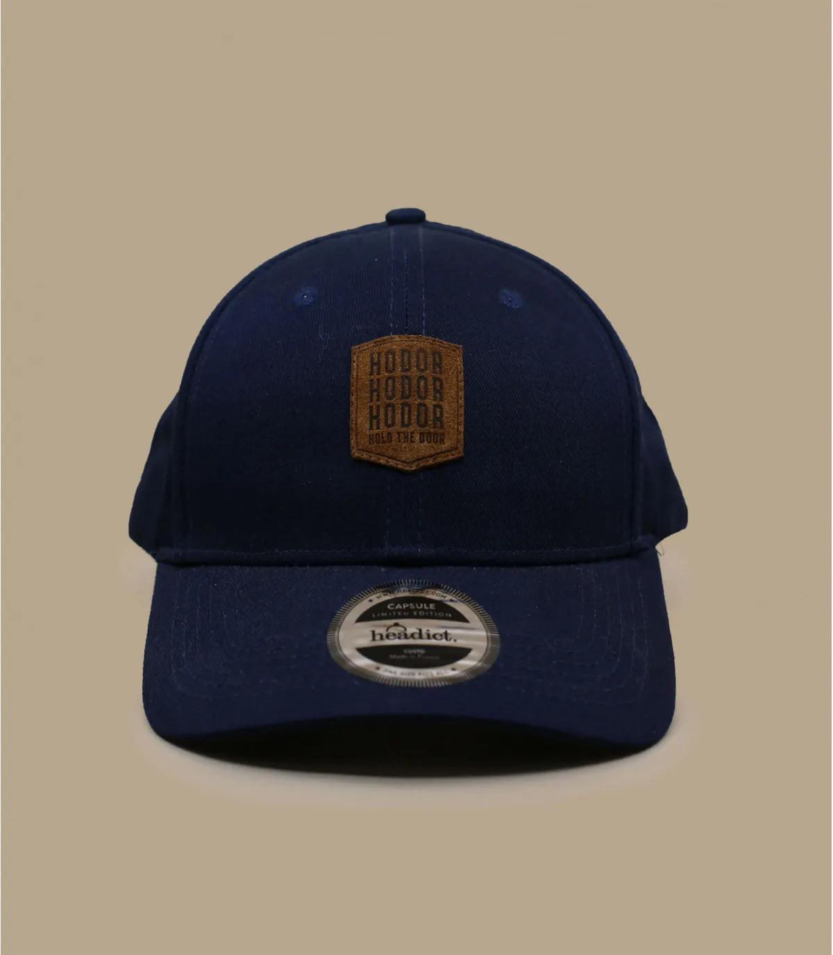 casquette curve bleu Hodor - Curve Hodor navy par Winter is here : Headict