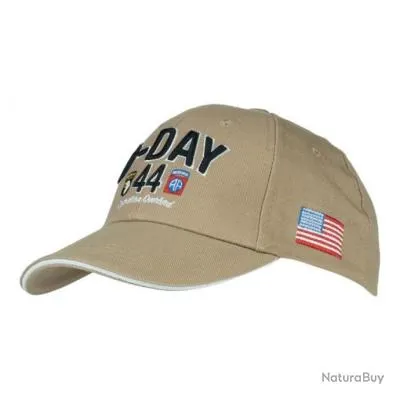 Casquette D-day Normandie tan | Fostex (215080 | 8719298265818)