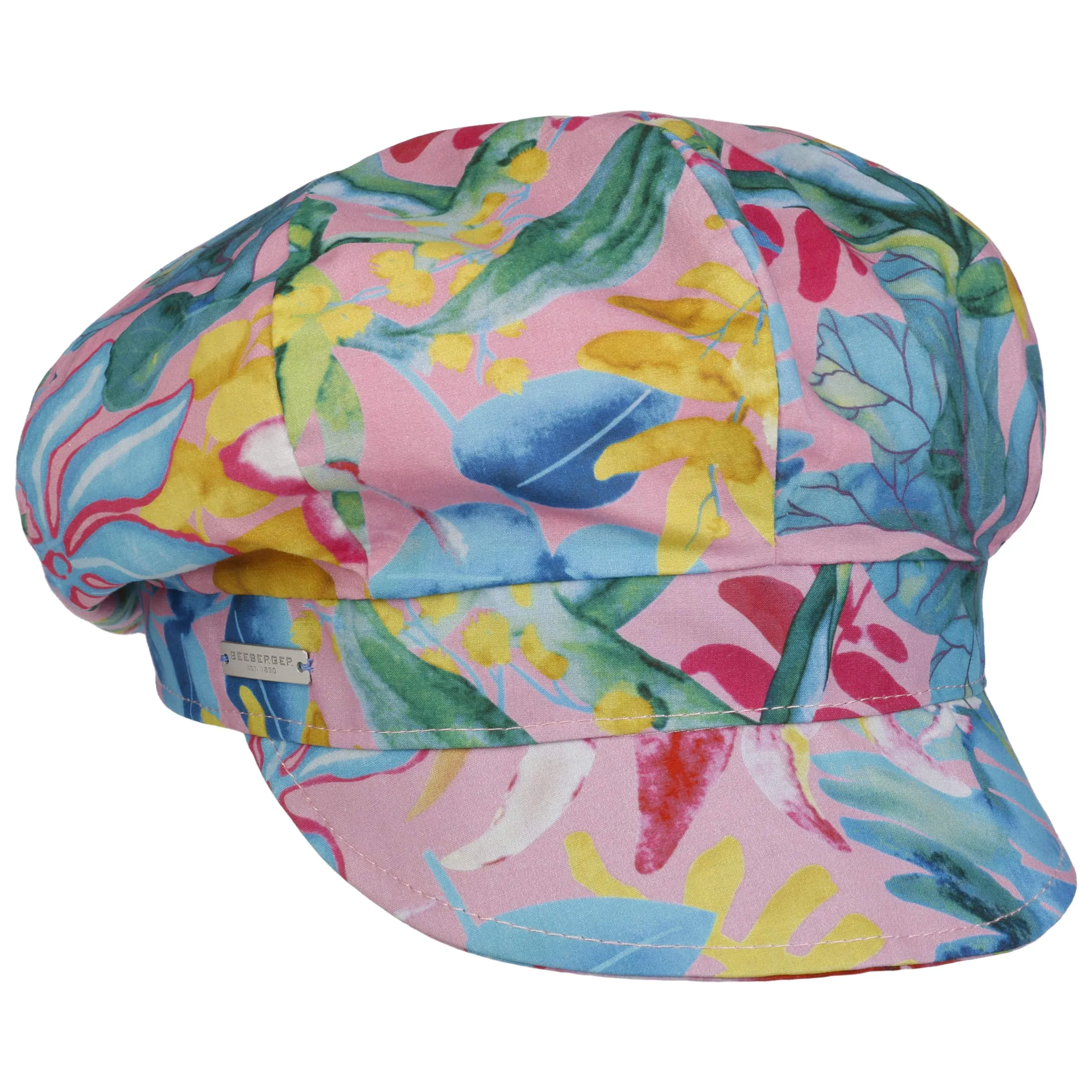 Casquette Gavroche Colour Flowers by Seeberger --> Chapeaux, casquettes & bonnets en ligne ▷ Chapeaushop