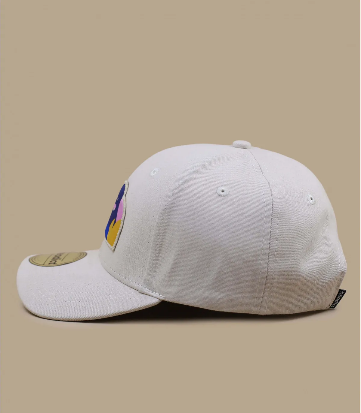 casquette mokamag - Anaïs Coulon Peek-a-boo Curve beige Cap's Story : Headict