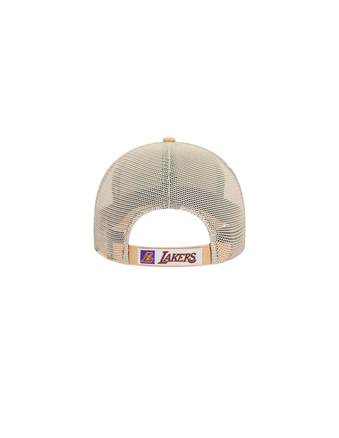 Casquette New Era Homme LA Lakers NBA 9FORTY Trucker Marron