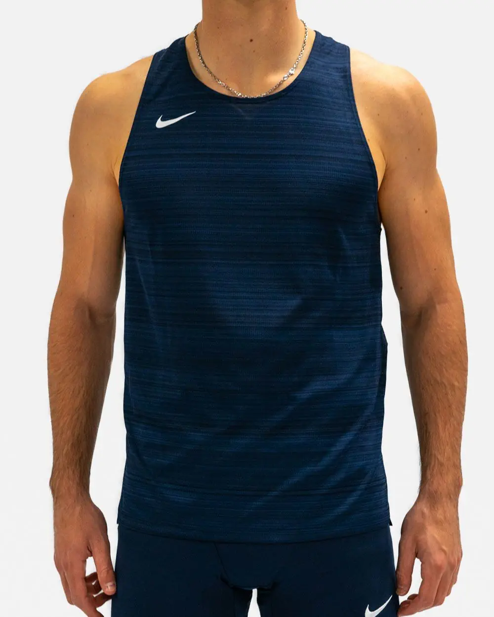 Débardeur de running Nike Stock Bleu Marine pour homme