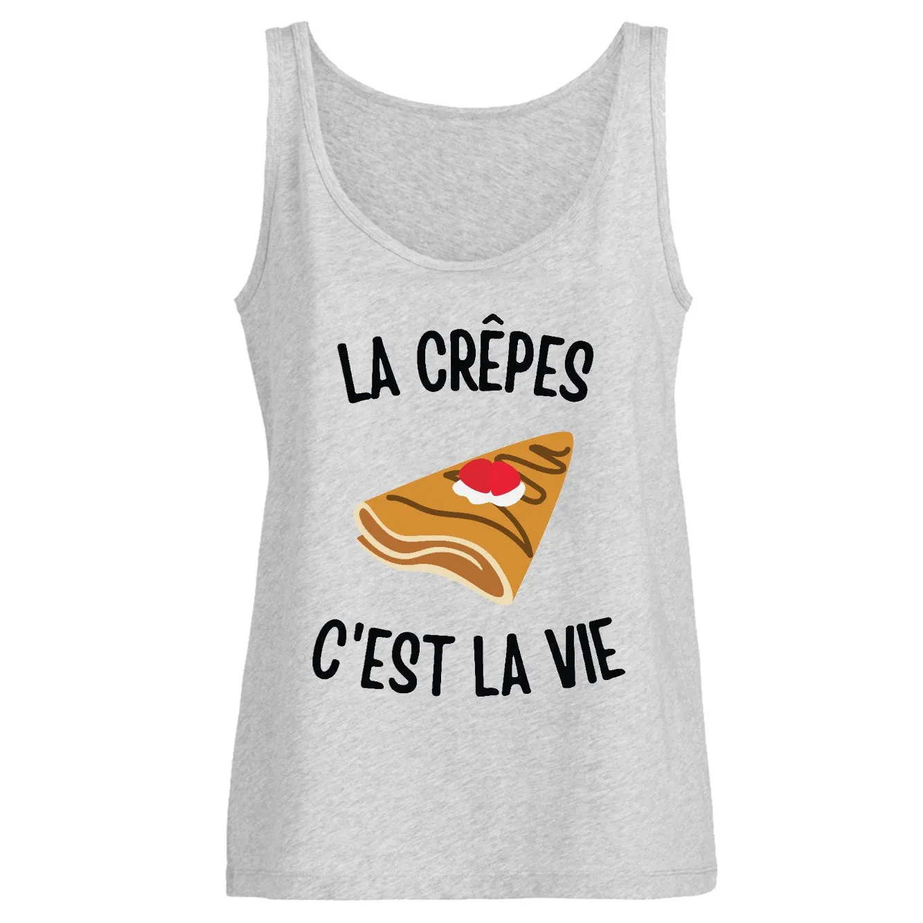 Débardeur Femme Les crêpes c'est la vie