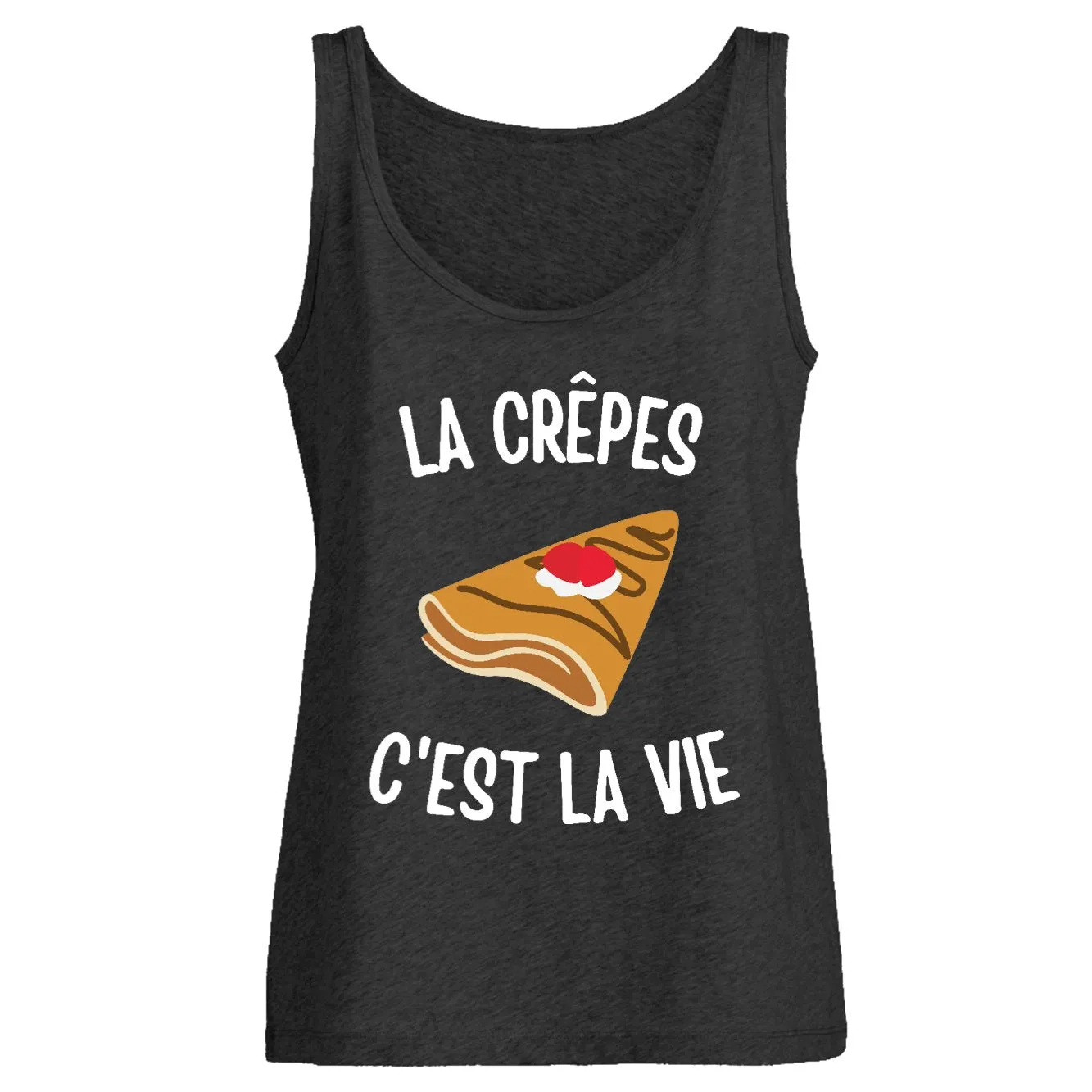 Débardeur Femme Les crêpes c'est la vie