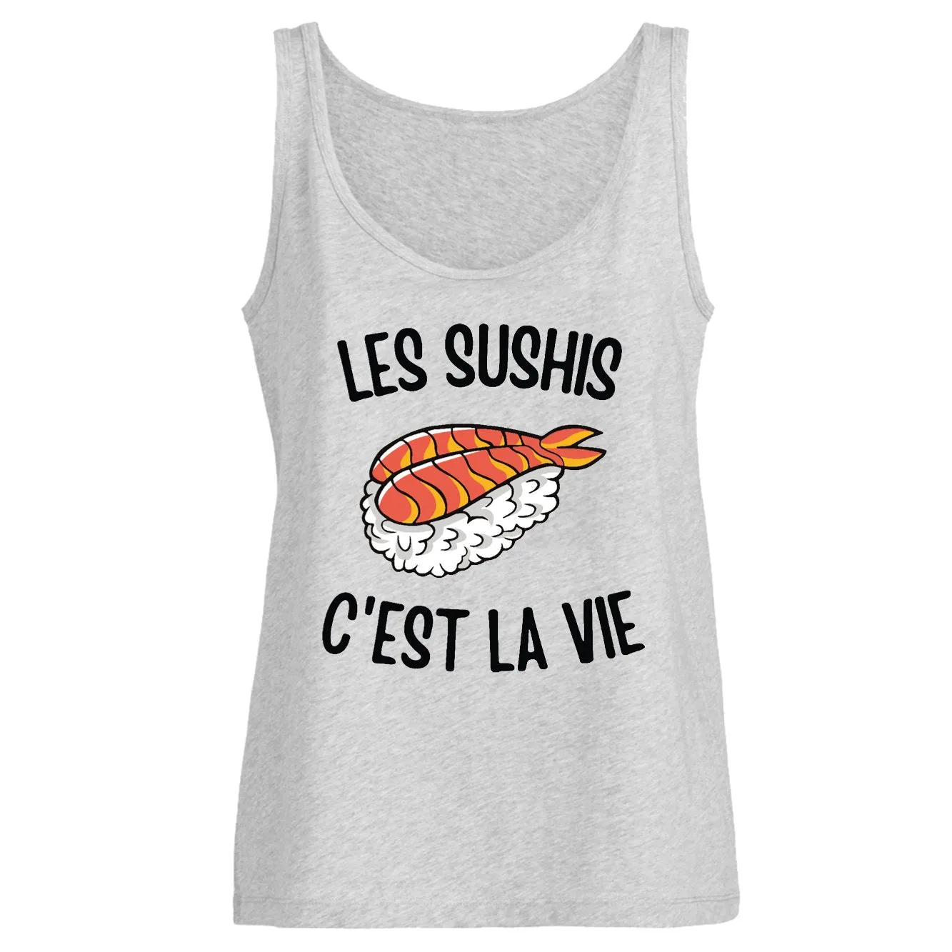 Débardeur Femme Les sushis c'est la vie