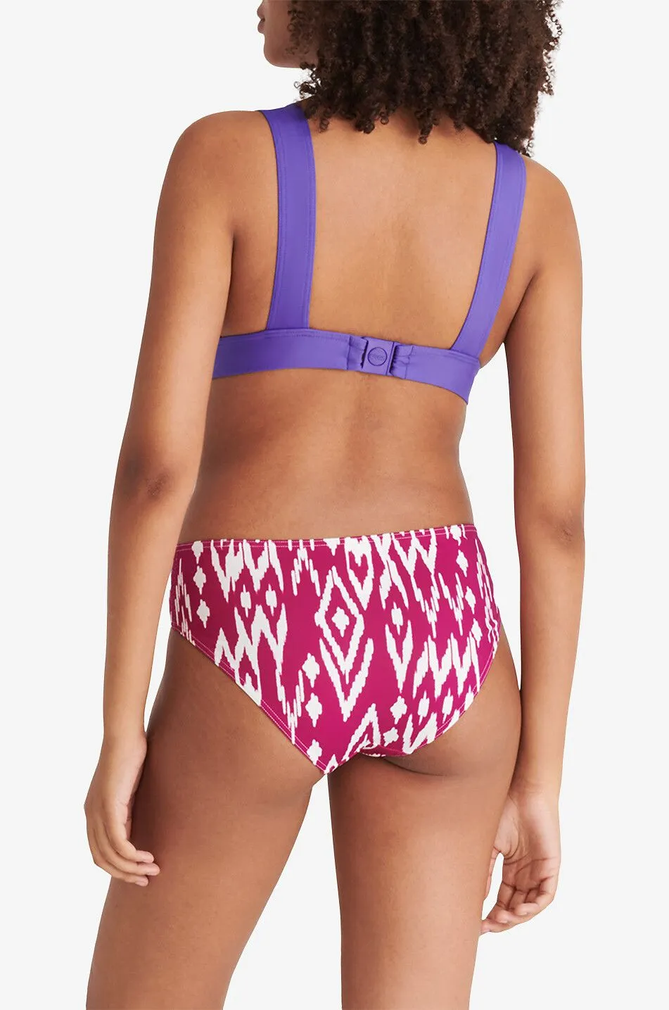 Haut de bikini triangle Chrome