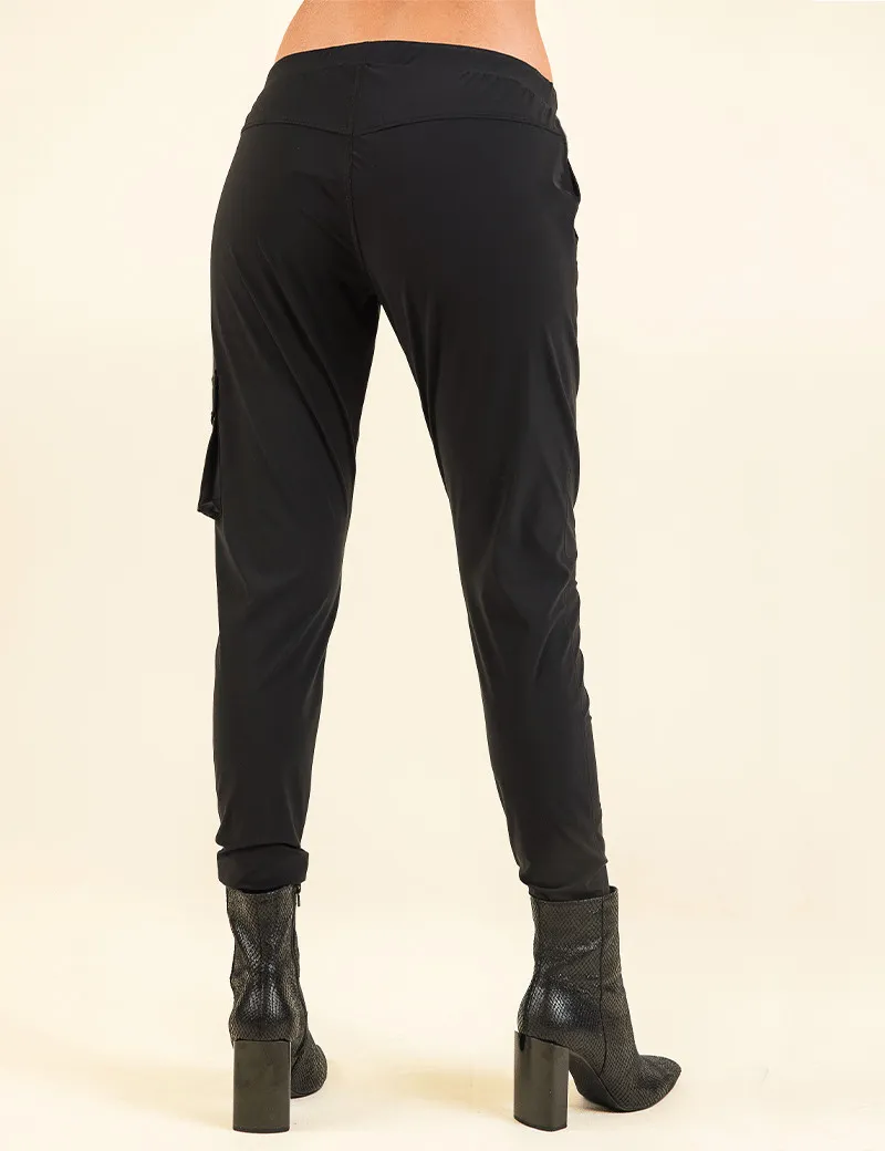 HBT - Basics Essentiels | Cruz Cargo Uni Pantalon Femme Noir