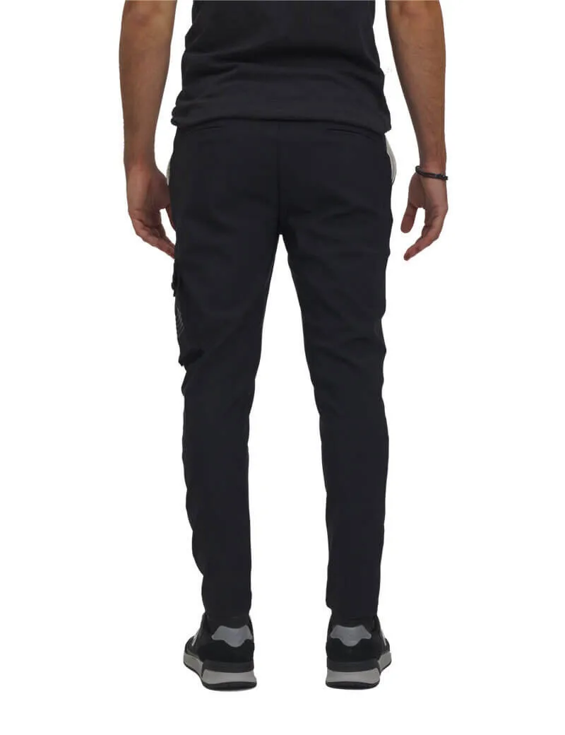 HBT - Pantalon Cargo Homme Chris Noir - Boutiques Seven's