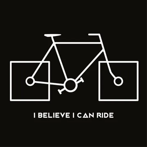 I believe i can ride - t-shirt en coton bio - passion vélo cyclisme