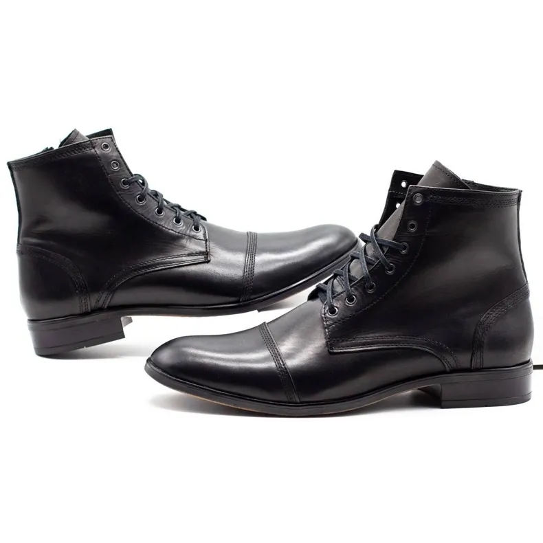 KENT Bottines Chelsea d'hiver 287D Noir le noir