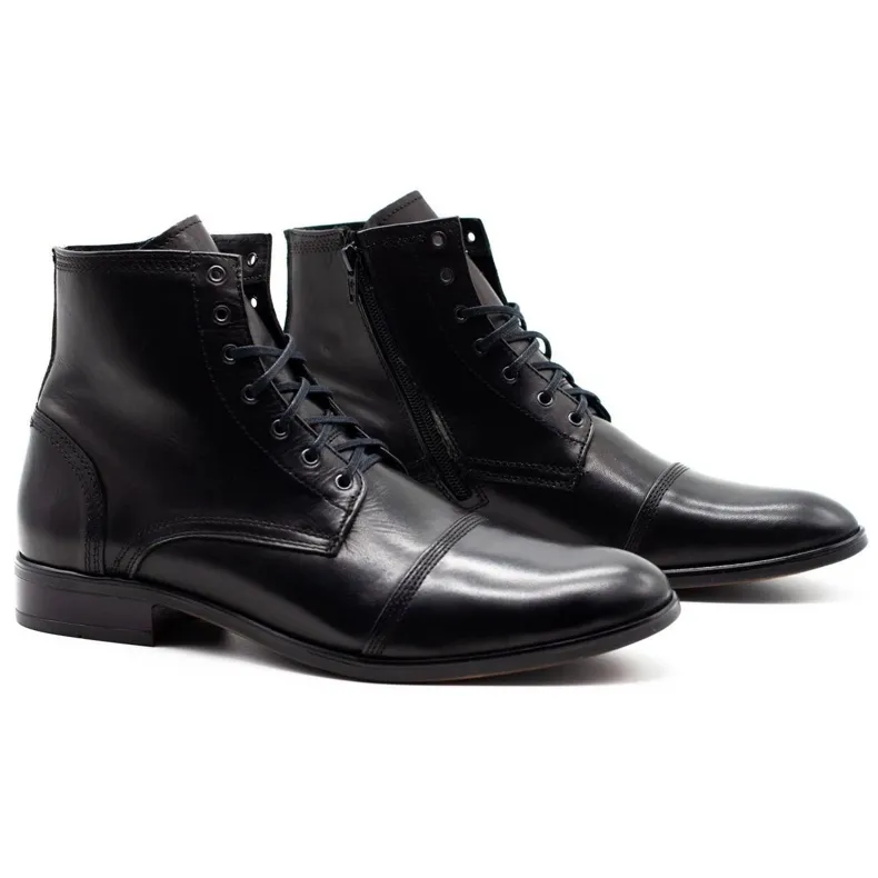 KENT Bottines Chelsea d'hiver 287D Noir le noir