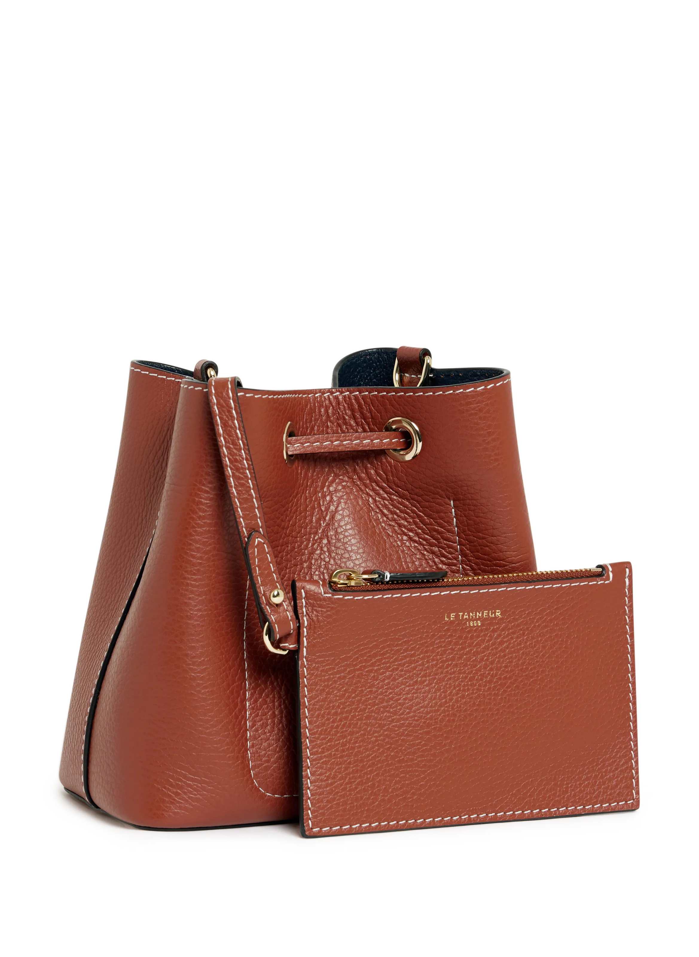 LE TANNEUR  Petit sac Louise en cuir - Marron