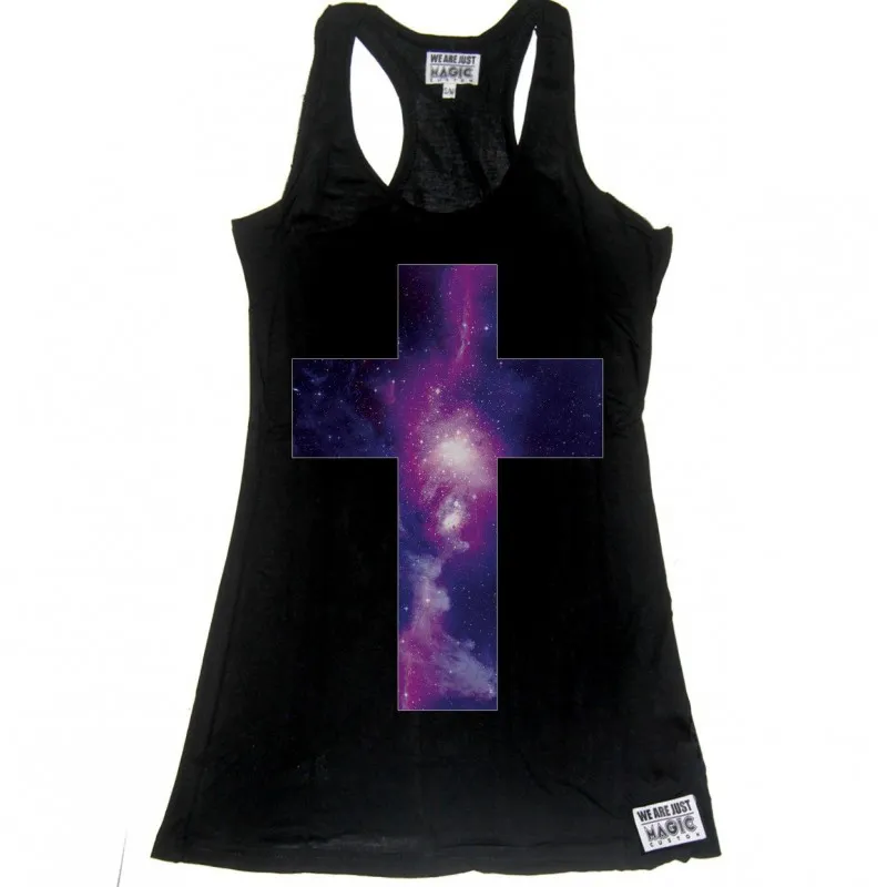 Magic custom - Débardeur Femme Galaxy Cross