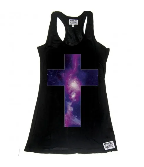 Magic custom - Débardeur Femme Galaxy Cross