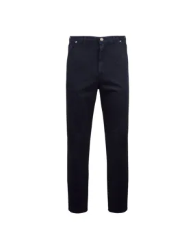 Maxfort Pantalon 5 poches grande taille bleu marine - Size-factory