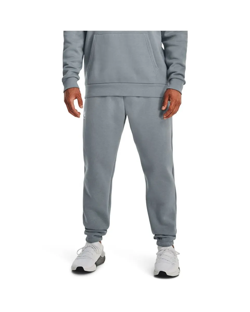 Pantalon de survetement Homme UA ESSENTIAL FLEECE JOGGER Gris