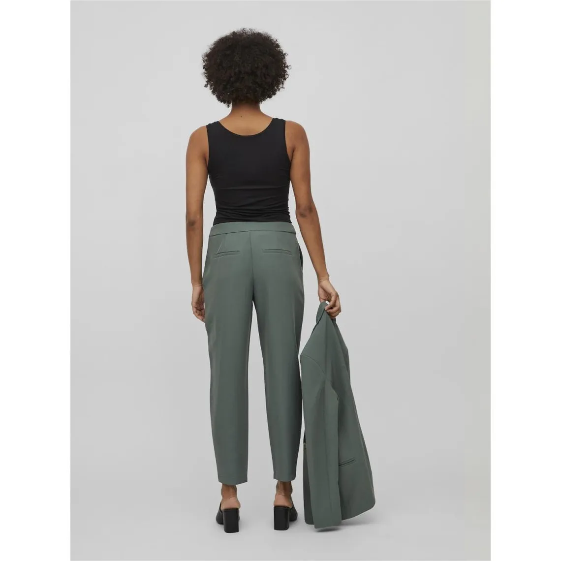 Pantalon de tailleur vert foncé | 3 Suisses