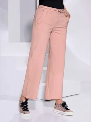 Pantalon mélange coton et lyocell de qualité