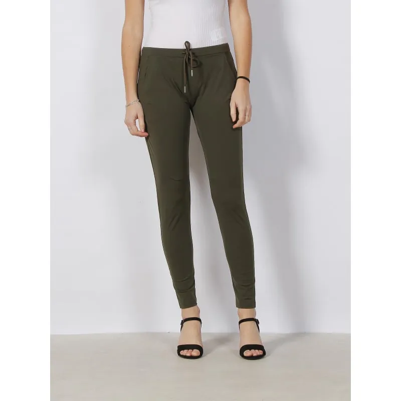 Pantalon rayé pop trash naja gris femme - Only | wimod