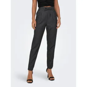 Pantalon rayé pop trash naja gris femme - Only | wimod