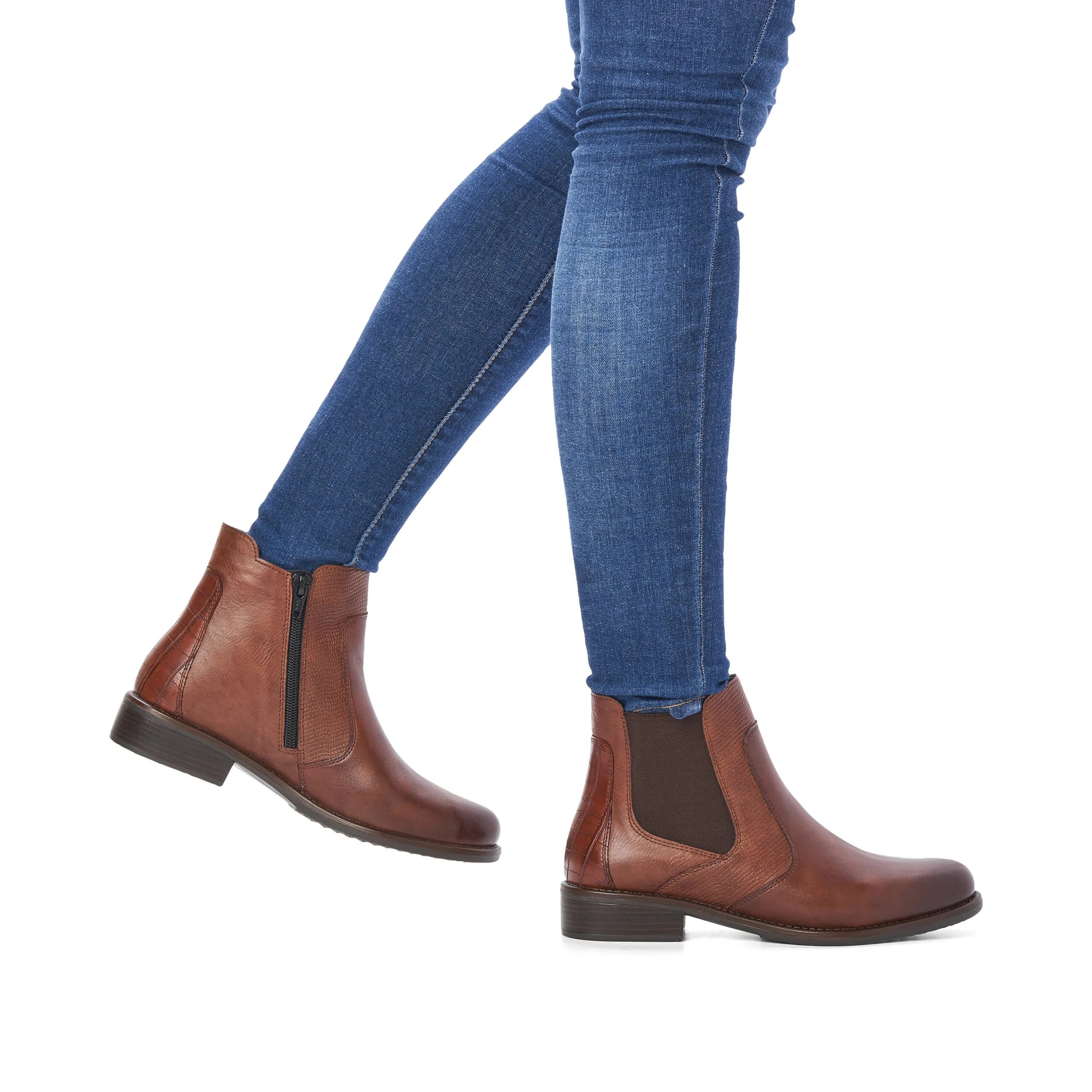 Remonte : Bottines marron