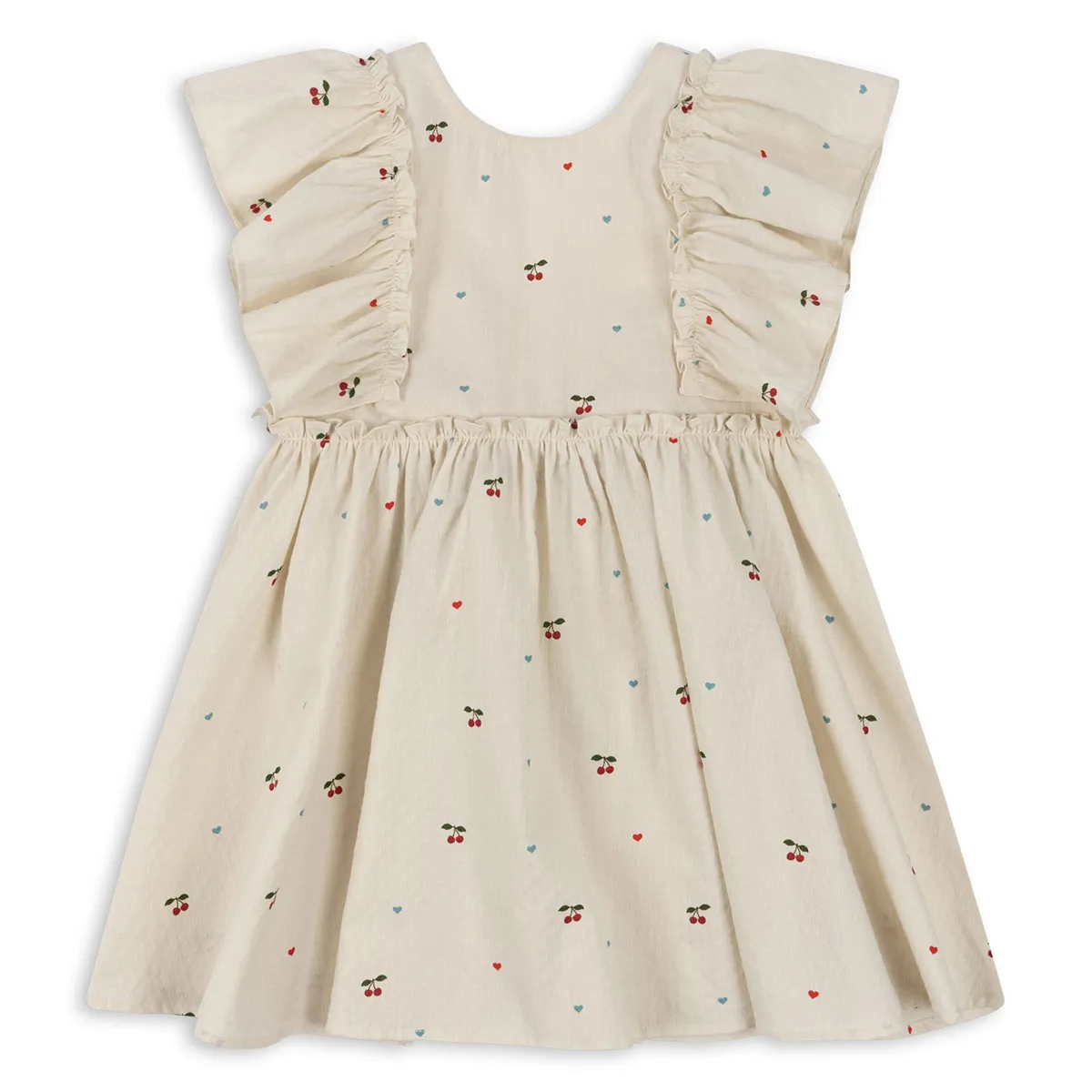 Robe avec Noeud Evia Cherry Coeur - 18 Mois