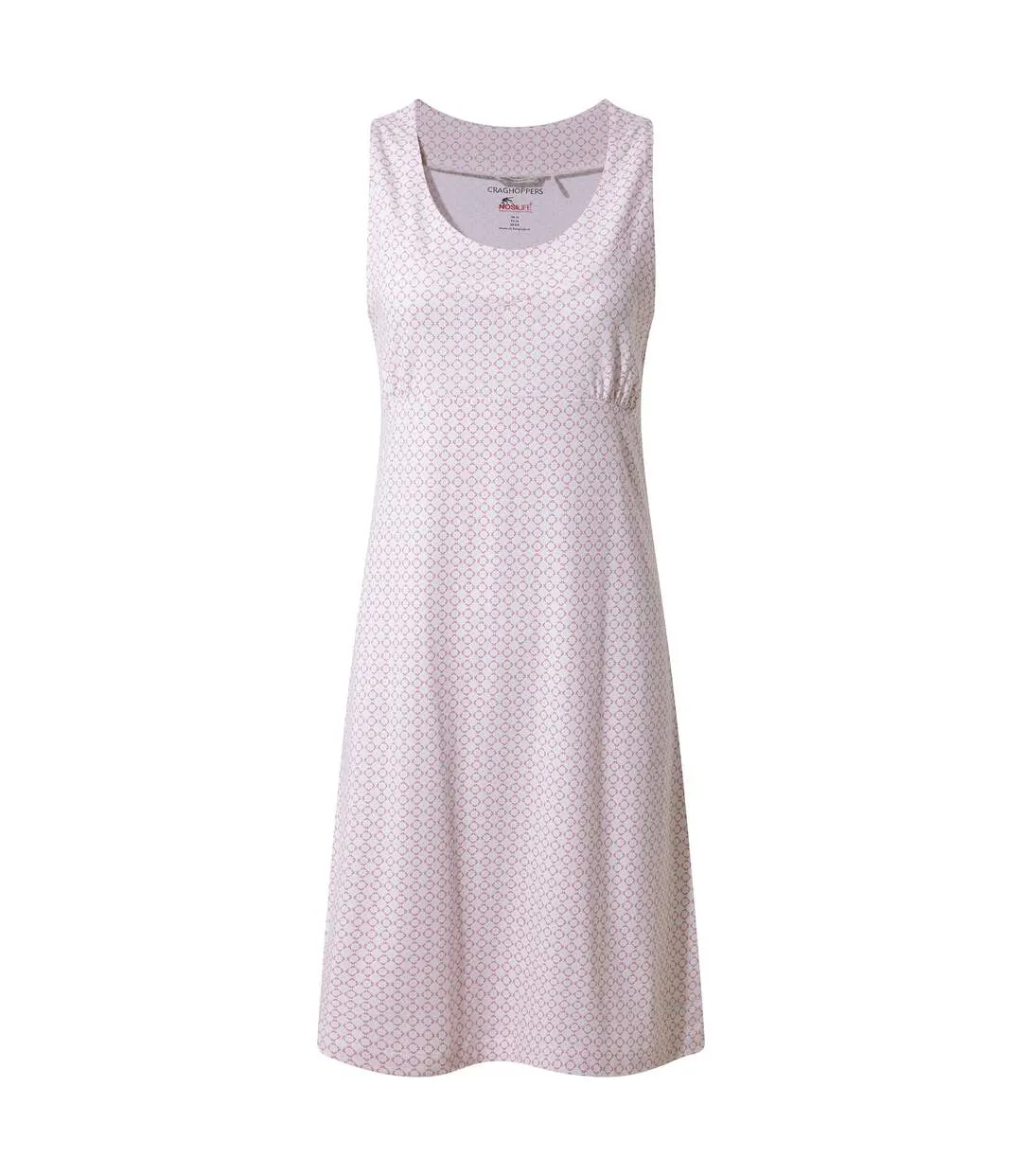 Robe sienna femme blanc/rose Craghoppers