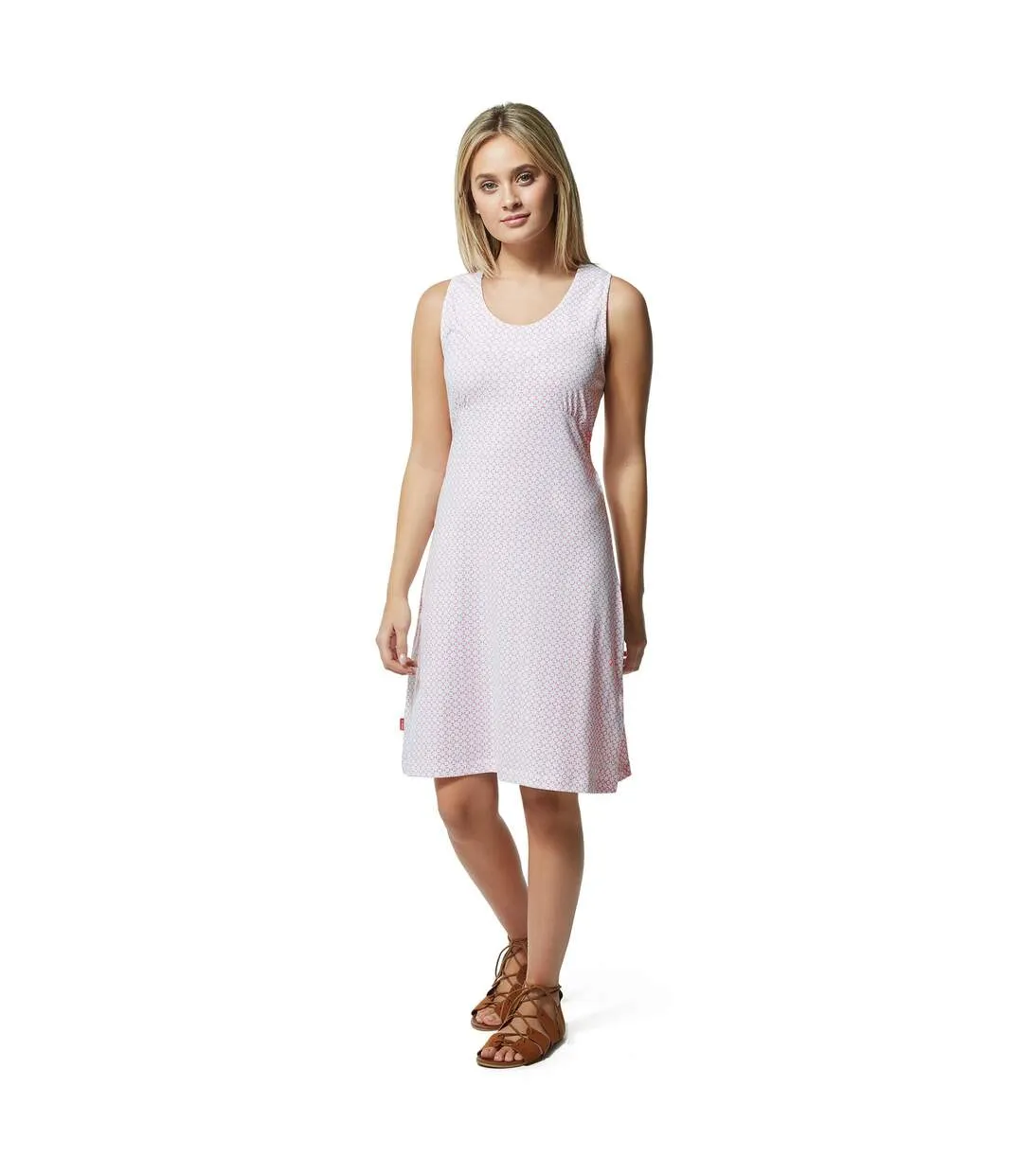 Robe sienna femme blanc/rose Craghoppers