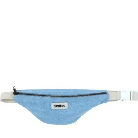 Sac banane enfant Hindbag Augustin 27 cm Denim Bleu