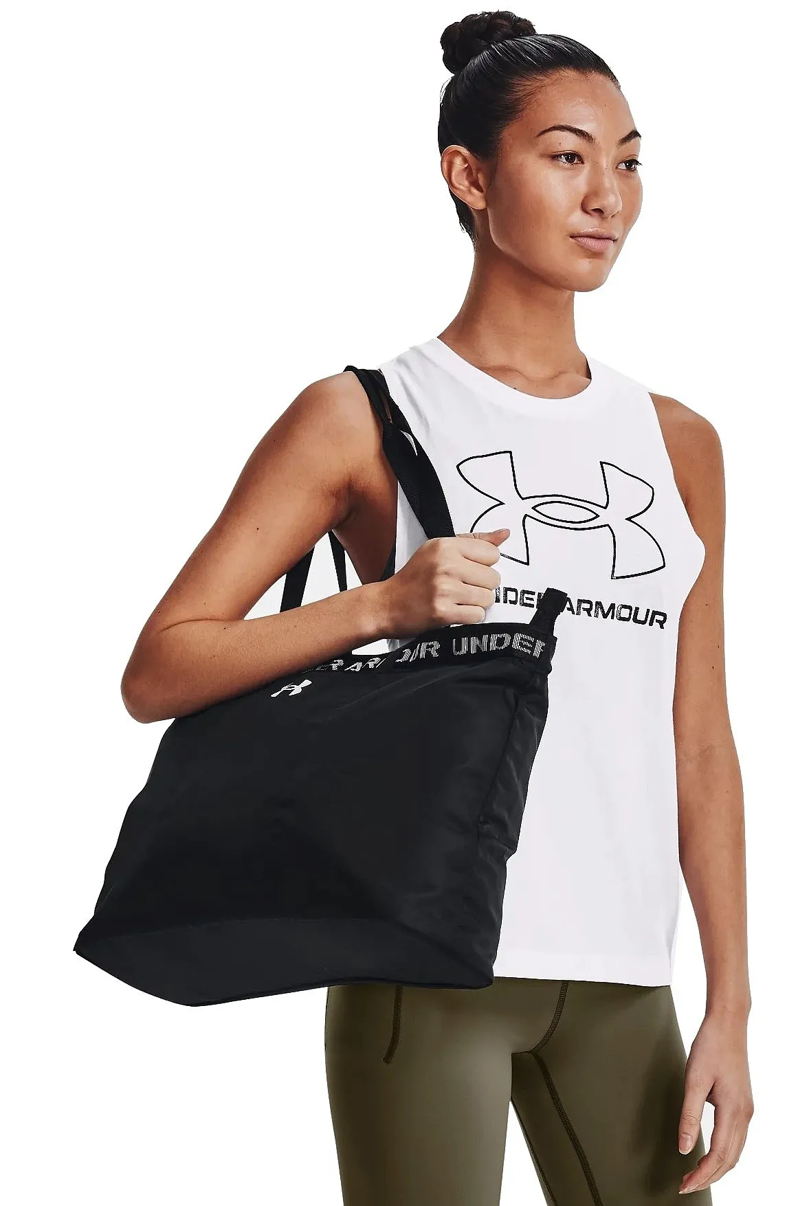 sac bandoulière  Under Armour Favorite Tote - 001/Black/White - women´s