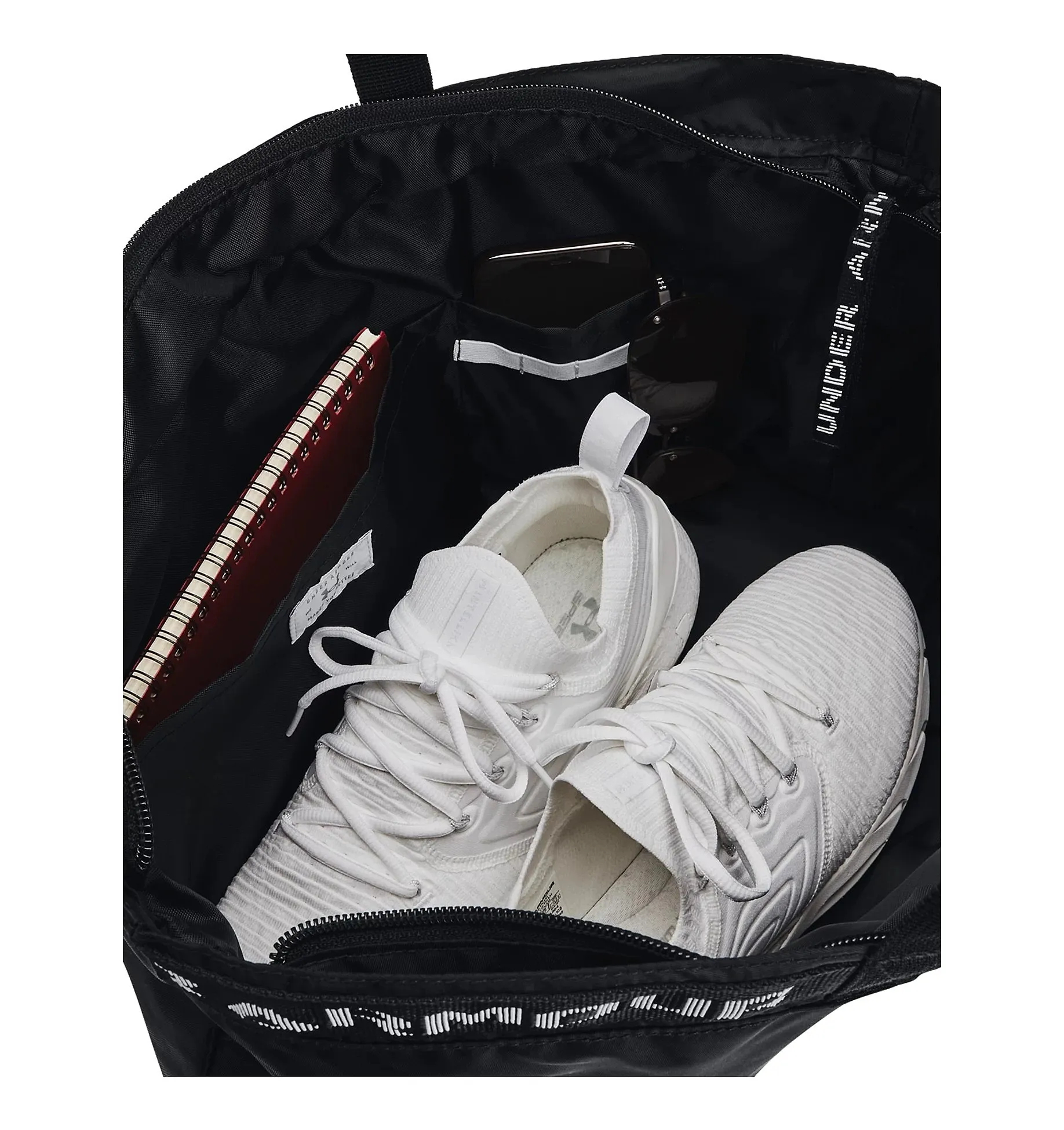 sac bandoulière  Under Armour Favorite Tote - 001/Black/White - women´s