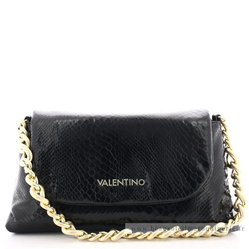 Sac bandoulière Valentino Bags Friends python verni VBS6V101P