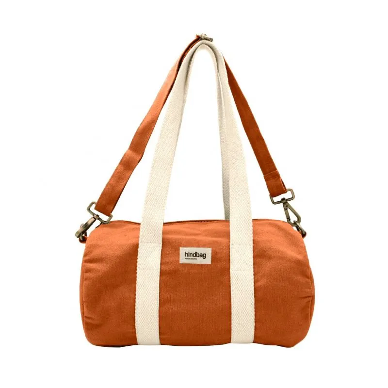 Sac polochon Hindbag Mini Simon 35 cm Sienne - Orange