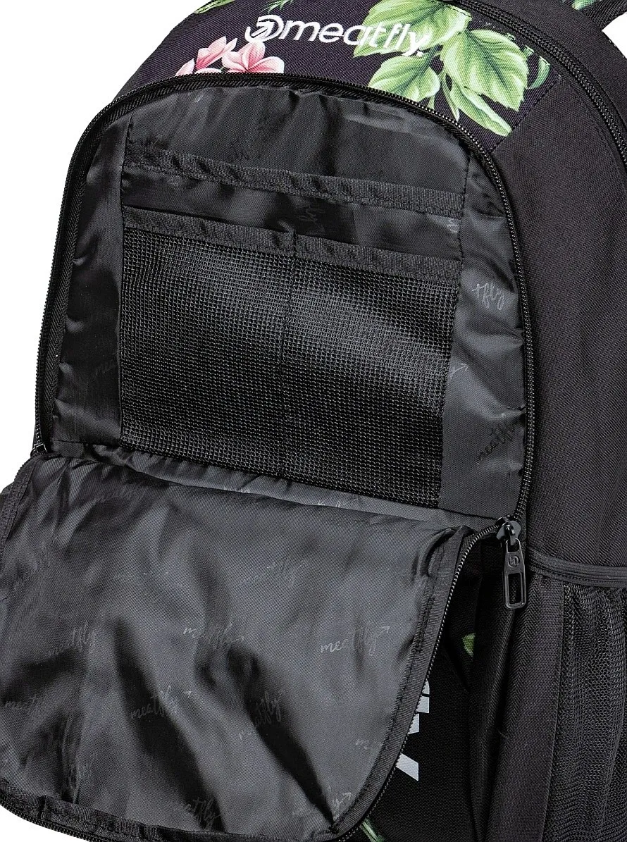 sac à dos Meatfly Basejumper - Tropical Black