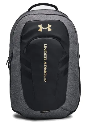 sac à dos Under Armour Hustle 6.0 Pro - Black Full Heather/Black/Metallic Gold