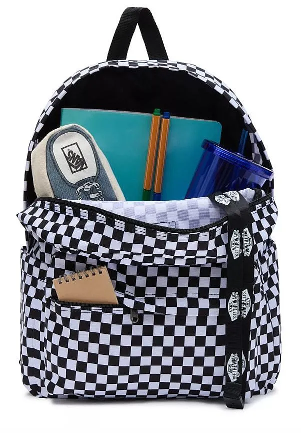 sac à dos Vans Old Skool Check - Black/White