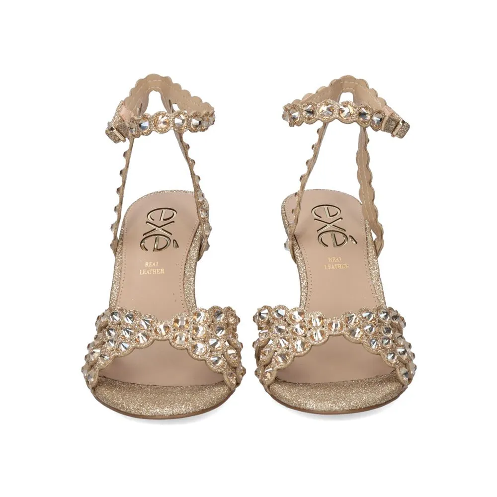  SANDALE TALON REBECA-376 PAILLETTES  OR