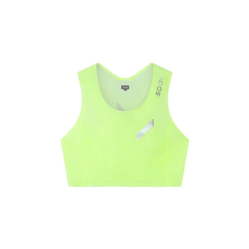 Soar Running Crop Race Vest - Débardeur femme | Hardloop