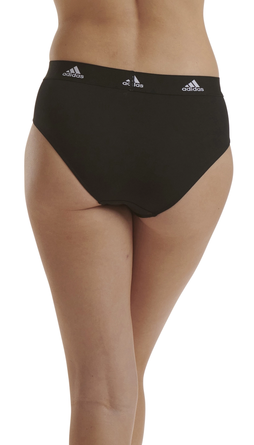 Sous-Vêtement Adidas Femme Bikini Black (lot de 3)