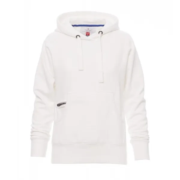 Sweat-Shirt à Capuche Payper Atlanta+ Lady Blanc