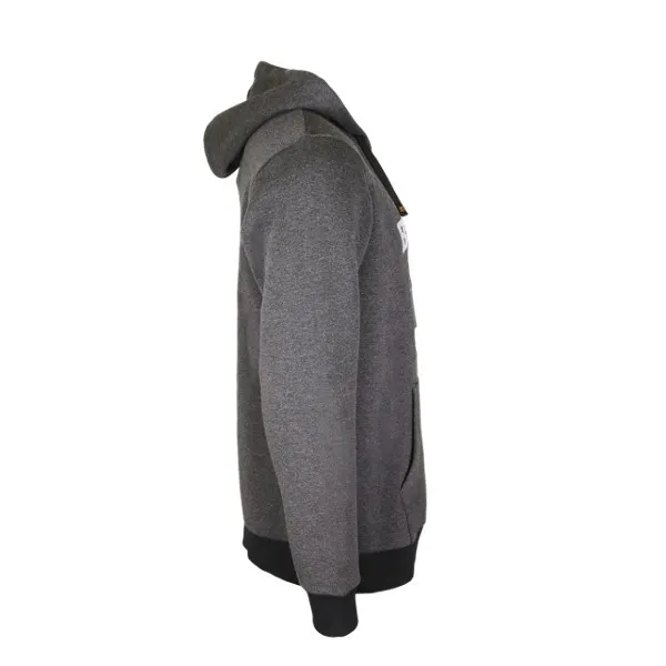 Sweat à Capuche Bosseur Irazu Gris Chiné Foncé