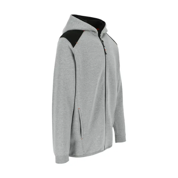 Sweat à Capuche Zippé Herock Juno Gris Chiné