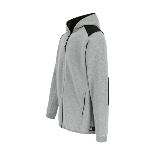 Sweat à Capuche Zippé Herock Juno Gris Chiné