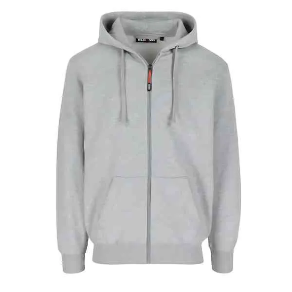 Sweat à Capuche Zippé Herock Tobin Gris Chiné Clair