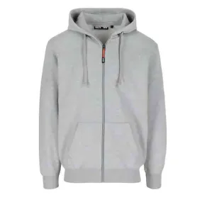 Sweat à Capuche Zippé Herock Tobin Gris Chiné Clair